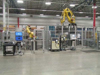 Line 5A palletizer front side