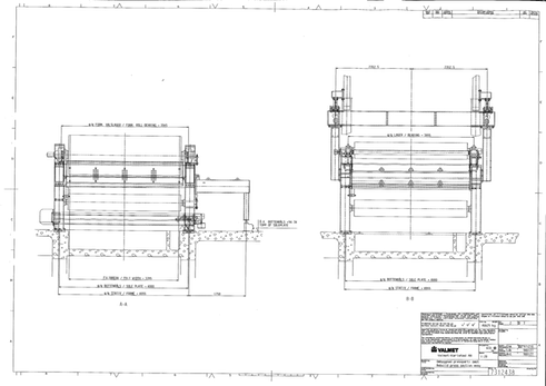 Press section drawing 2