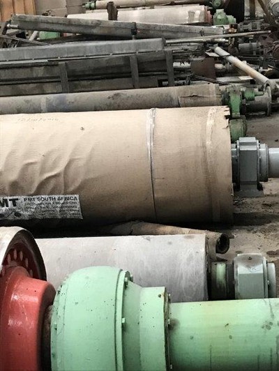 Spare jumbo press rolls