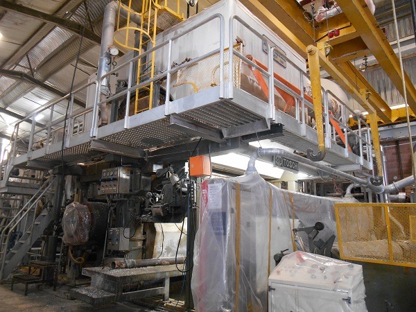 Tissue Machine view of hoods DE side-1